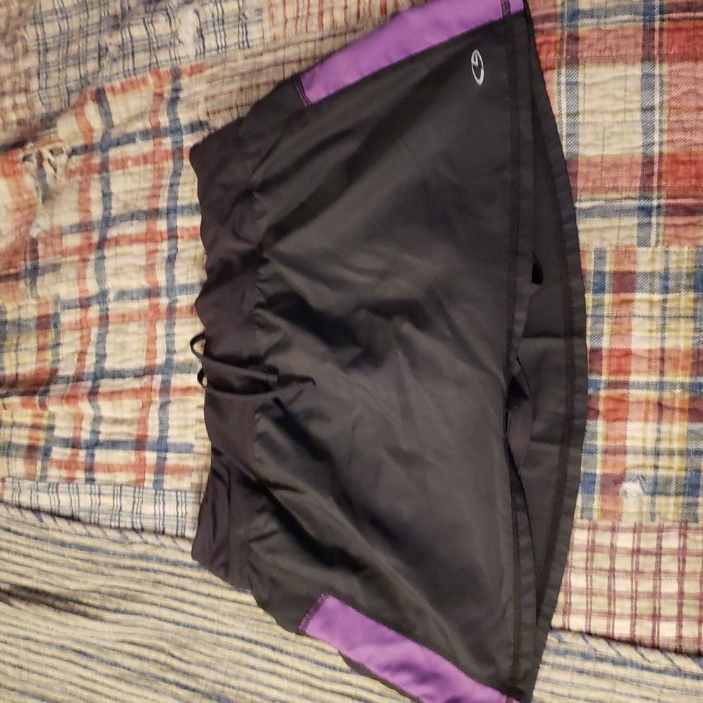 Champion, medium, gray and purple